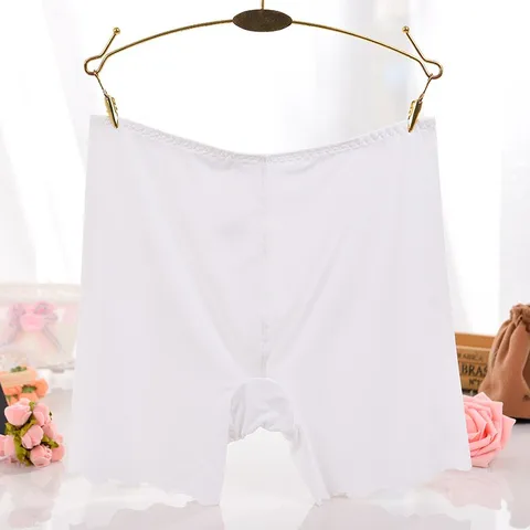 Cotton Seamless Safety Short Pants Summer Under Skirt Shorts Modal Ice Silk Breathable Short Tights Thin Women's Underwear