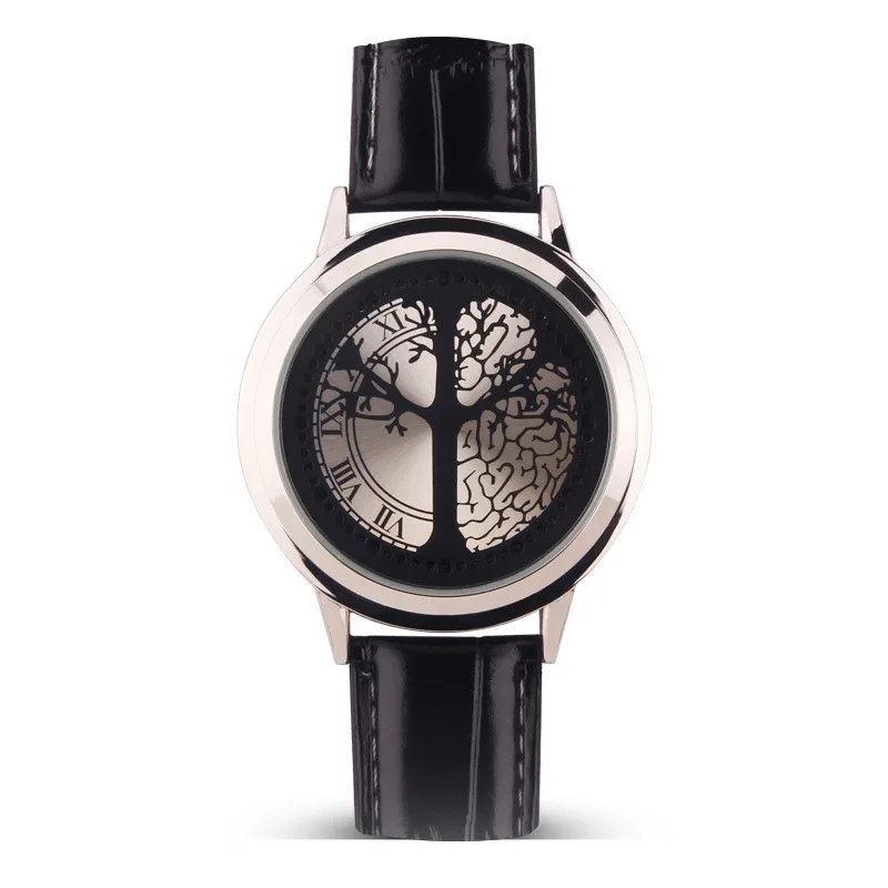 LED Touch Screen Luminous Electronic Watch Fashion Trend Personality Waterproof Male and Female Students Couple Touch Watch 