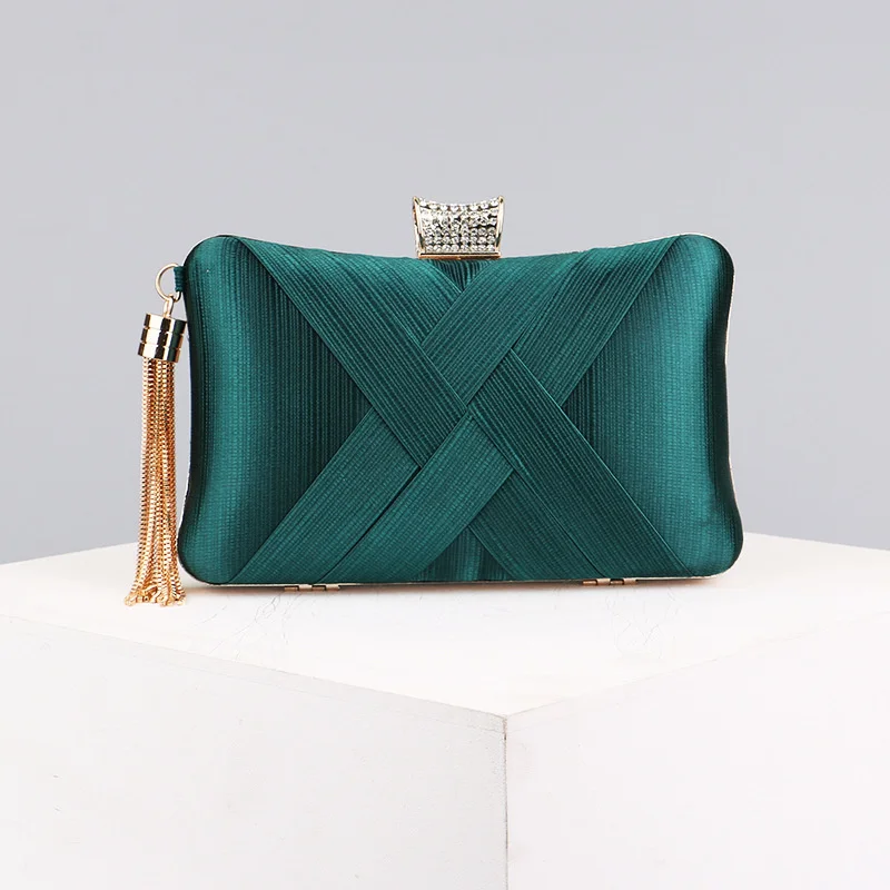 

Fashion Women Evening Bags Tassel Ladies Clutch Purse Shoulder Chain Wedding Party Banquet Handbags Female Tote Bolsas Y2k