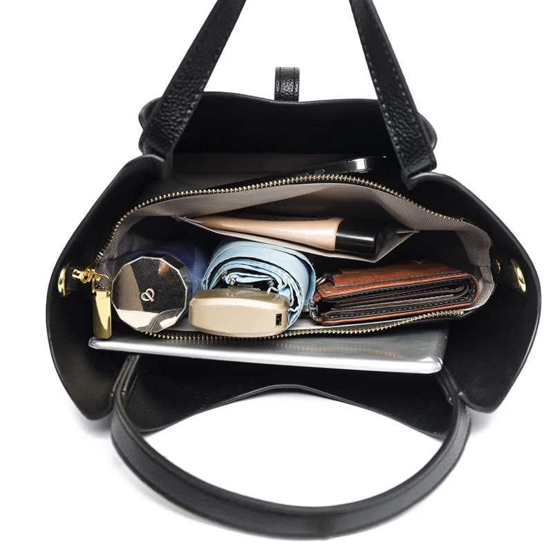 100% Genuine Cow Leather Handbag Women Fashion Elegant Crossbody Bags for Ladies Small Hand Bag Cowhide Shoulder Bags Designer 6