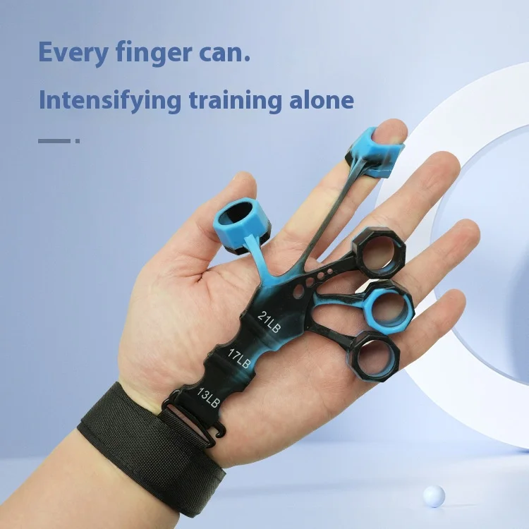 Silicone Vein Trainer Adult Fitness Elastic Band Five Finger Puller Silicone Finger Trainer