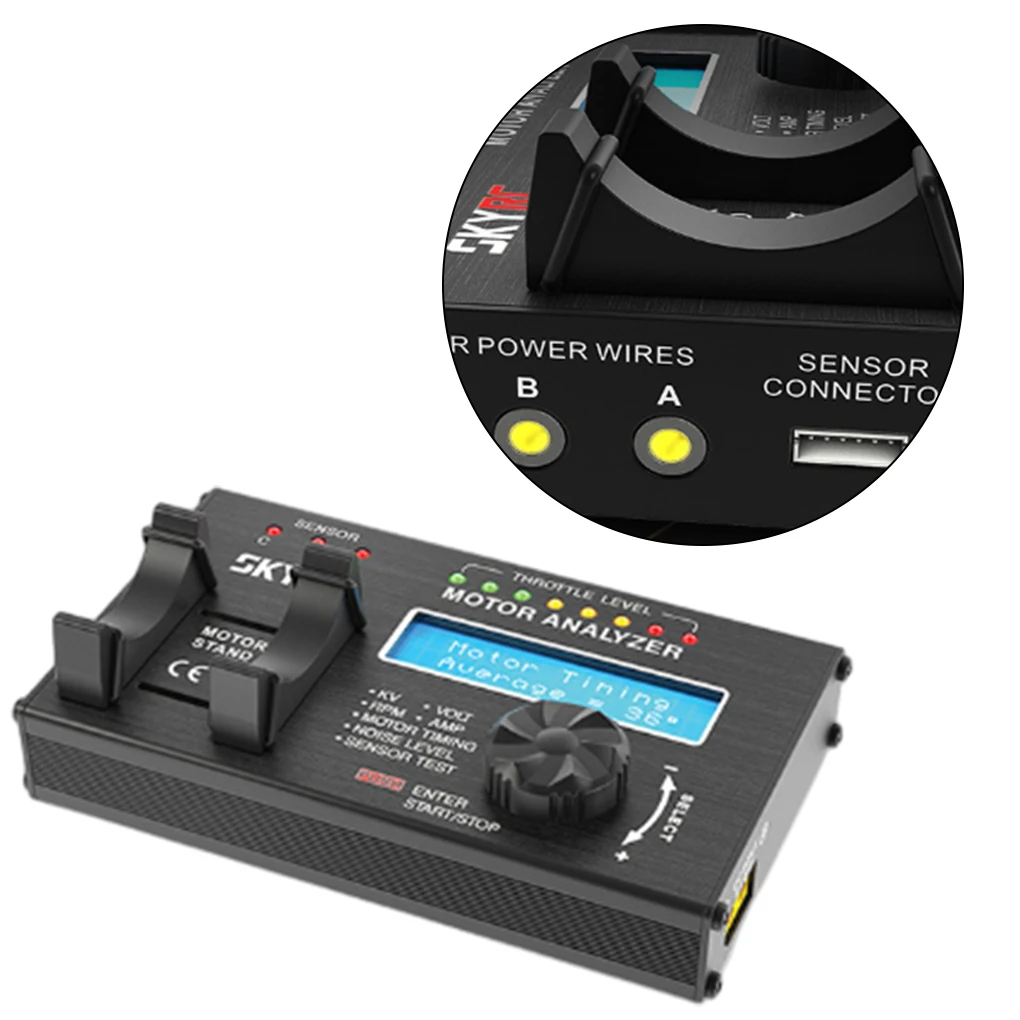 Analizzatore Motore Skyrc Bl Analizzatore Motore Elettrico Brushless Tester Motore Lcd Corrente Disegnata Con Schermo Lcd Per Auto Rc