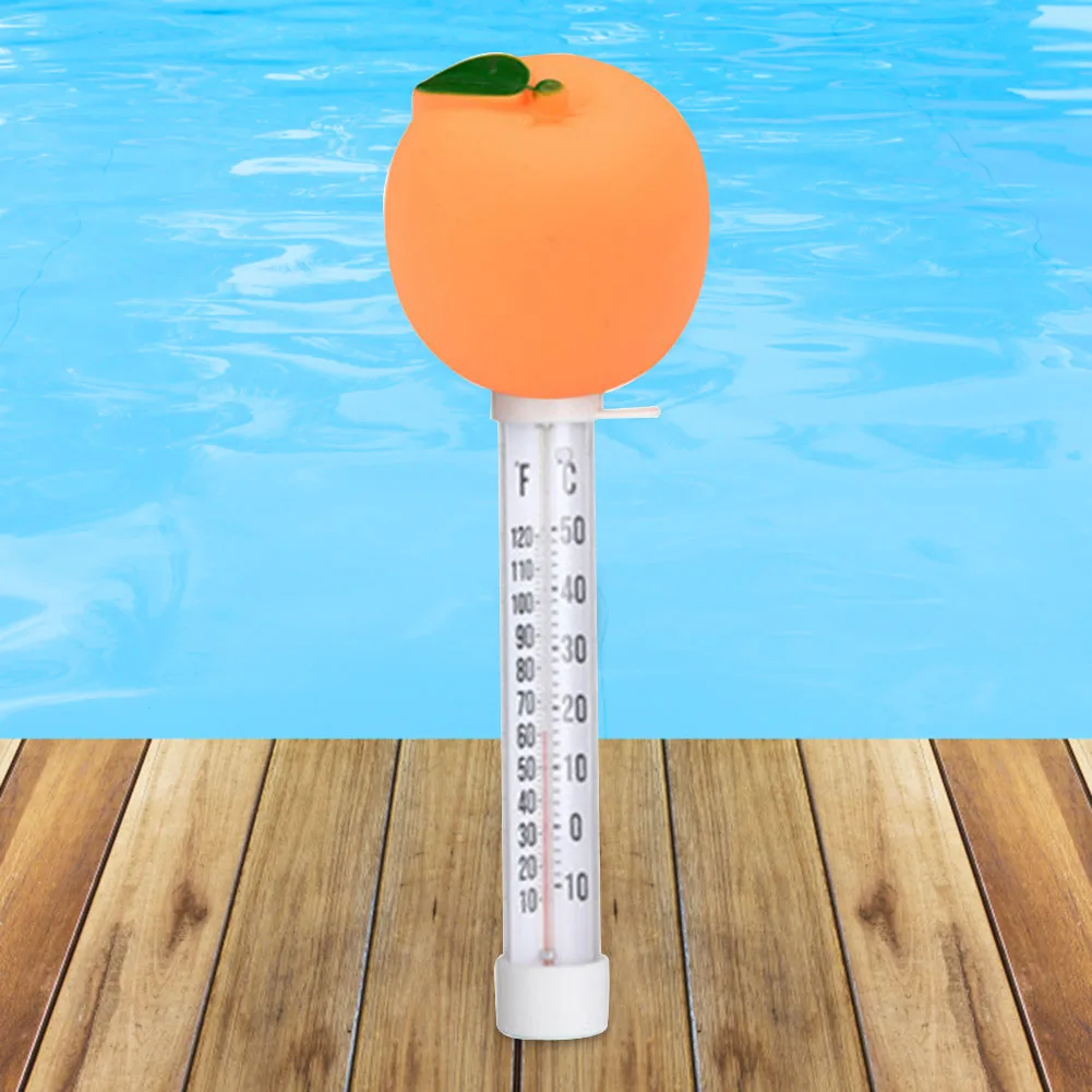 Cartoon Pattern Pool Water Temperature Meter Accurate Portable Swimming Pool Thermometer Tool for Hot Tub Spa Bathtub Fish Ponds 4