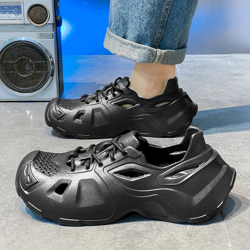 صنادل شاطئ إيفا خفيفة الوزن للرجال ، أحذية مريحة ،...