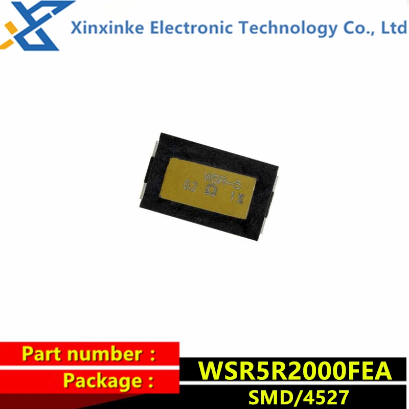 WSR5R2000FEA WSR-5 5 Вт 1% Ом 4527 0,2 0.2R чувствительный резистор тока Ом прецизионный Силовой Резистор из сплава новый оригинальный подлинный фонарь 62 ом ± 5% чиповый резистор 0402 62r 62 ом новый