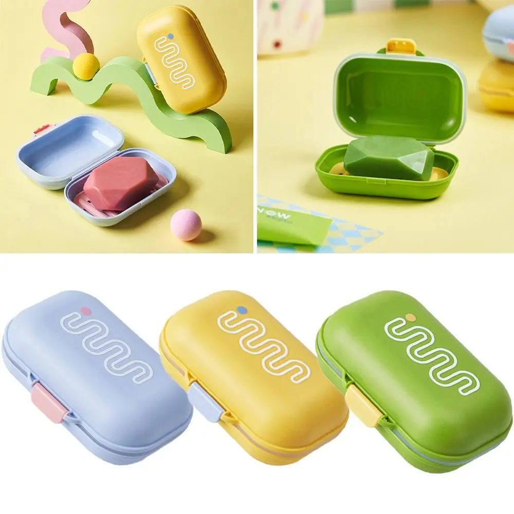 Portable Soap Rack New Waterproof With Cover Soap Container Travel Case Plastic Soap Storage Box Bathroom Soap Holder