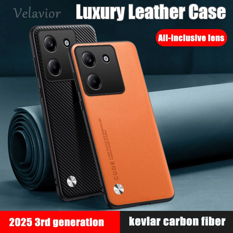 Luxury PU Leather Shockproof Phone Case - Full Protection Cover