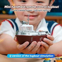 1: 32 Rc Boat Mini High-Speed Boat Rc Remote Control Boat Tugboat Toy Can Be Launched Model Boat Gift 1