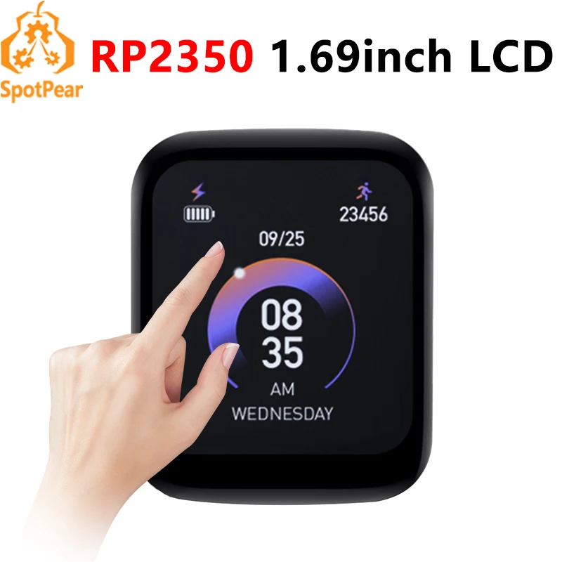 Waveshare RP2350 MCU Board , with 1.28inch Round Touch LCD, Dual-Core & Dual -Architecture Design, 240×240 Pixels, 65K Color, IPS Panel Waveshare RP2350 MCU Board , with 1.28inch Round Touch LCD, Dual-Core & Dual -Architecture Design, 240×240 Pixels, 65K Color, IPS Panel