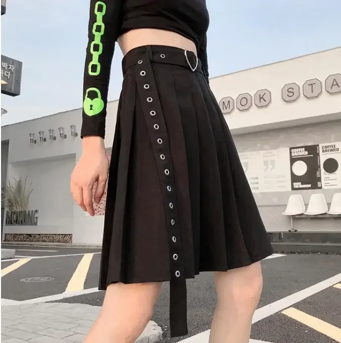 Gothic Punk Harajuku Women Shorts Casual Cool Chic Preppy Style Grey Plaid Pleate Black White Female Fashion Shorts Skirts 4XL модуль герметичный arl d9 5v cool white