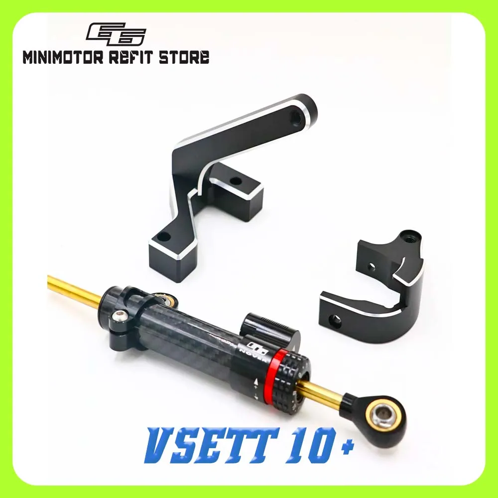 DirectionalCarbonFiberSteeringDamperKitforVSETT10PlusElectricScooterHighSpeed