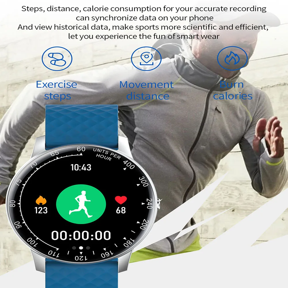 Kaimorui H30 Ʈ ġ   ̾ ƮϽ ƮĿ ɹڼ   Ʈ ð Smartwatch 2024