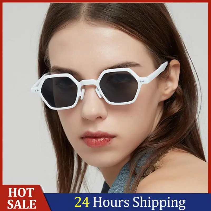 

New Fashion UV400 Sunglasses Polygon Hexagon Funny Goggle Eyewear Women Men Outdoor Sport Sun Glasses Shades Cycling Eyewear