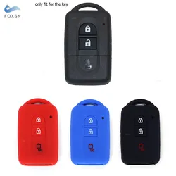 Car Key Cover Case Silicone Shell For Nissan Qashqai Duke Juke Micra K12 X-Trail T31 Navara Tiida C11 Pathfinder