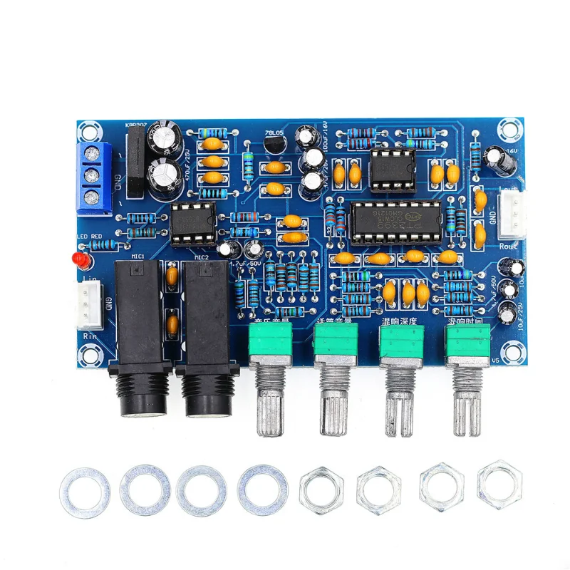 PT2399 Microphone Amplifier Board Karaoke Reverberation Board Karaoke ...