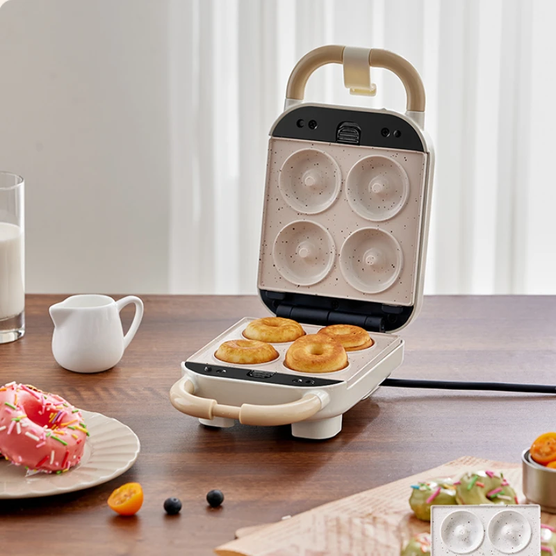 Non-Stick Ceramic Sandwich & Waffle Iron, Compact Breakfast Grill Machine, 2-in-1 Toast Panini Press with Detachable Plates