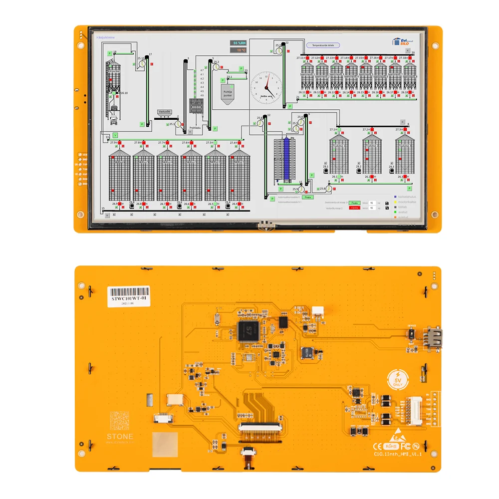 Monitior Module 4.3,5,7,10.1 inch Smart Touch Monitor Embedded/ Open Frame LCD Module ...