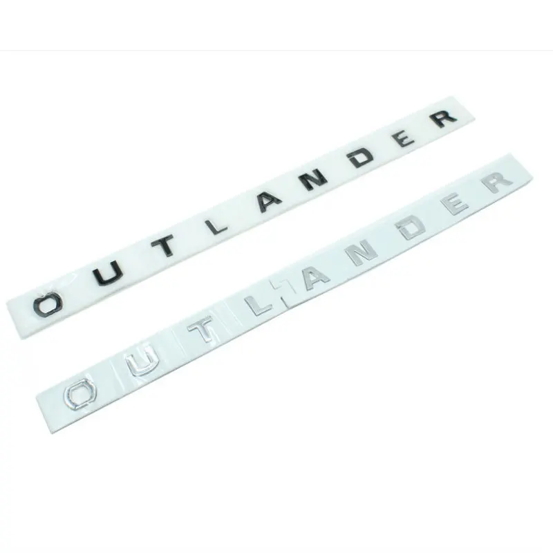 

Suitable for Outlander engine hood lettering, OUTLANDER modified car stickers, body English letter stickers, decorative stickers