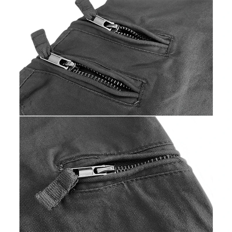 MAGCOMSEN Men's Pants 7 Pockets Urban Commuter Working Pants Vintage Biker Casual Trousers 5