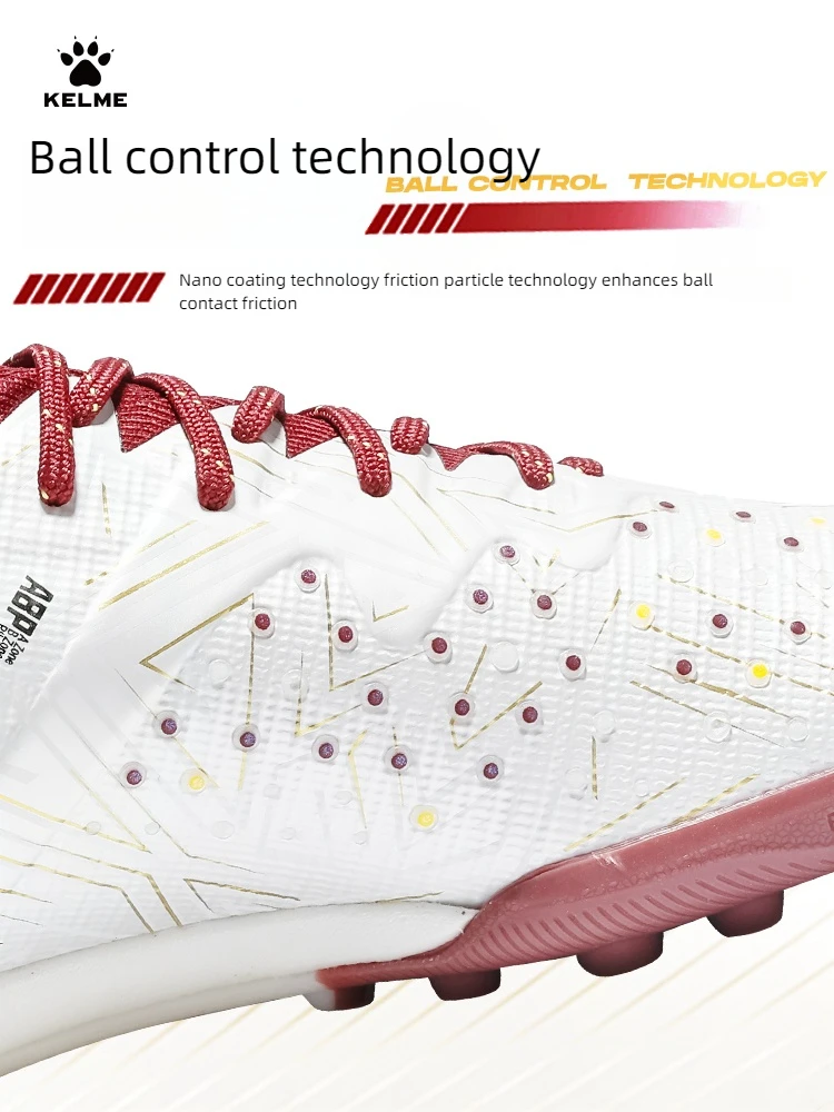 KELME Adult Football Shoes Futsal Football Boot Artificial Turf Professional Carbon Plate TF Match Trainin Soccer shoes soccer shin guards soccer ball soccer goalkeeper gloves silicone socks agility ladders ball pump football training belt soccer training cones soccer goal net soccer socks