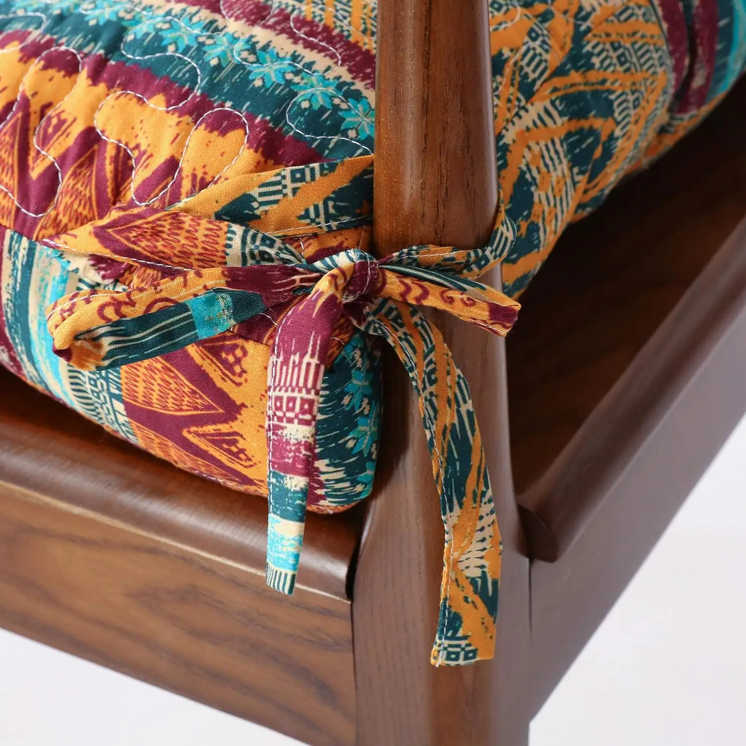 Home Triple-Cushioned Chair Pad - Seat Cushion - Set of 4, 18x18-inch (4), Southwest