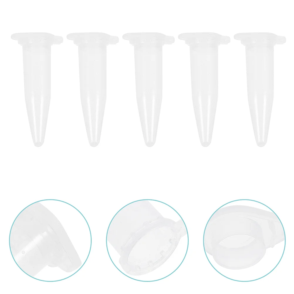 

500 шт. лабораторные Градуированные пробирки, микроцентрифуги, пробирки с прикрепленными крышками