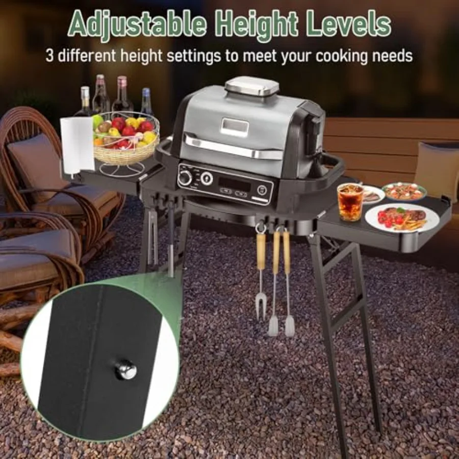 Portable Grill Stand Cart 6