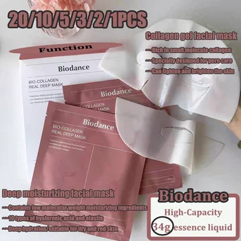 1/3/5/10PCS Bio Collagen Face Mask Moisturizing Fade Face Fine Line Lift Firm Skin Anti-Aging Brighten SkinCare Korean Cosmetics 1