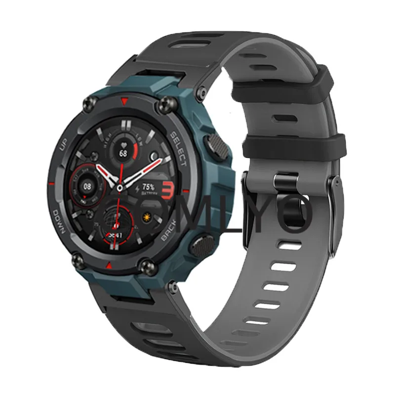 Amazfit T-Rex Pro 스트랩 실리콘 스마트워치 손목밴드 T Rex 커넥터 스크류 로드 핀 어댑터 액세서리
