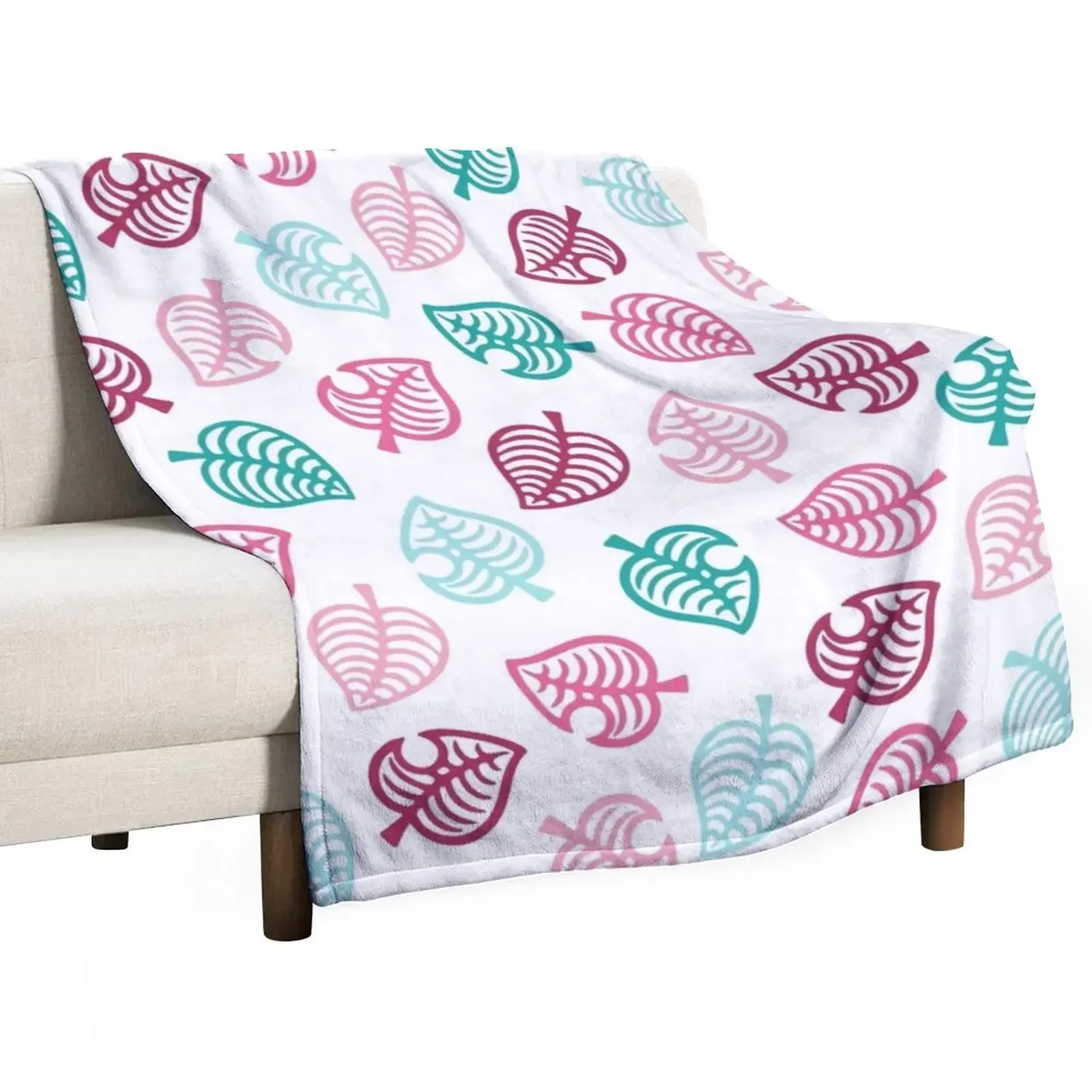 

Animal motif pink Throw Blanket Flannel Retros Blankets