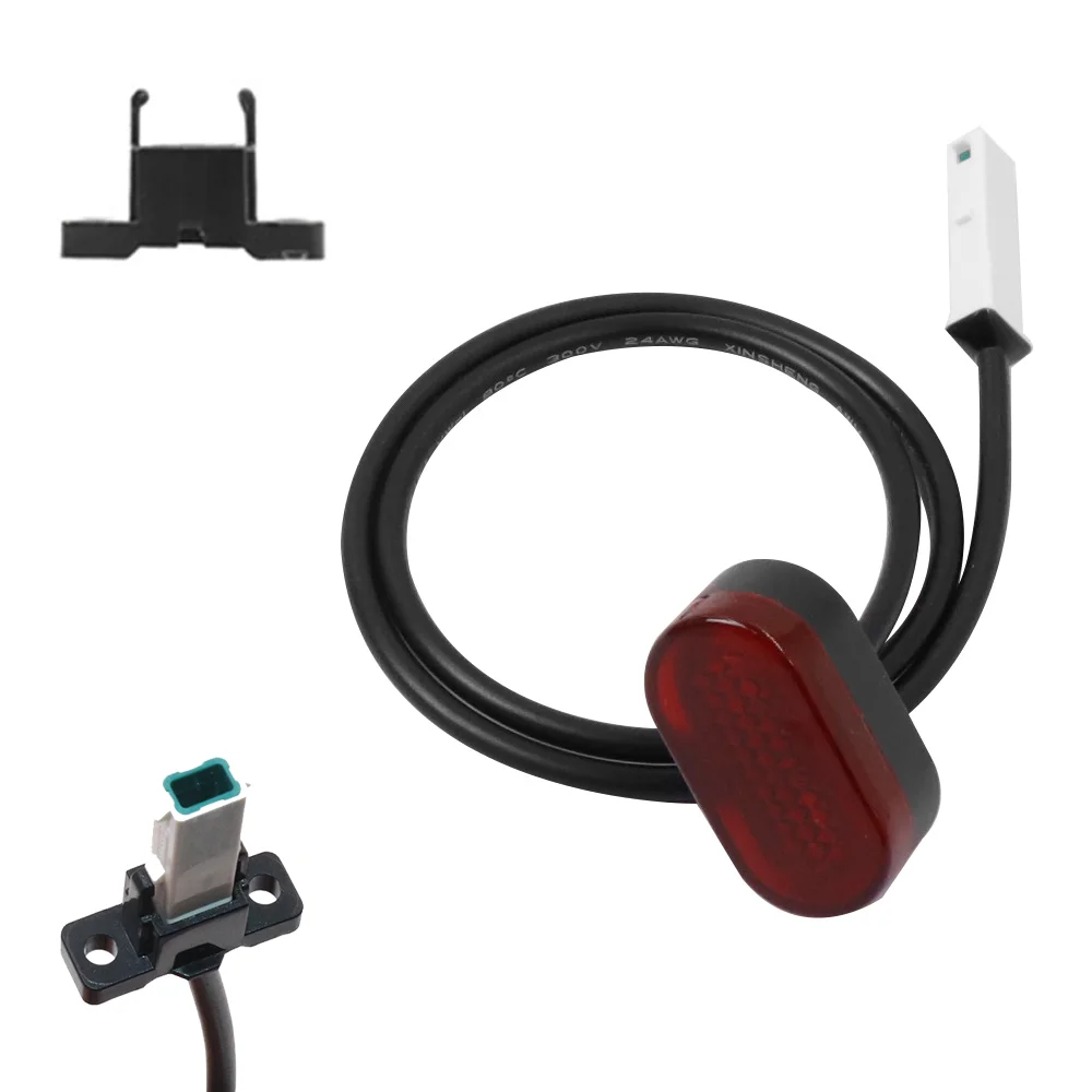 Upgrade Tail Light For Ninebot Max G30 Electric Scooter Safety Lamp Brake Stop Lamp Easy Install  Rear Fender Led Tailight Parts