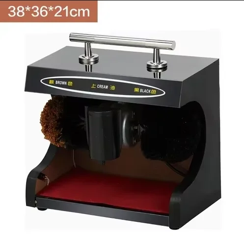 เครื่องปัดรองเท้าอัตโนมัติ 220V สำหรับล็อบบี้โรงแรมพร้อมเซนเซอร์ เครื่องมือขัดรองเท้าสำหรับใช้ในบ้านและเชิงพาณิชย์ AM 1