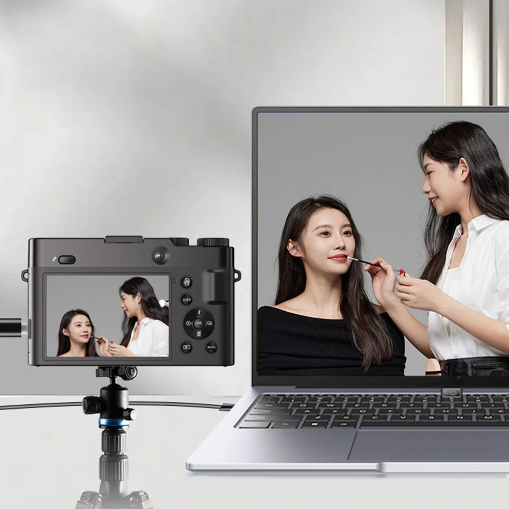 4K 64MP Digital Camera Dual Lens Cameras Autofocus Selfie Camera with Anti-Shake Flash 16X Digital Zoom Video for YouTube