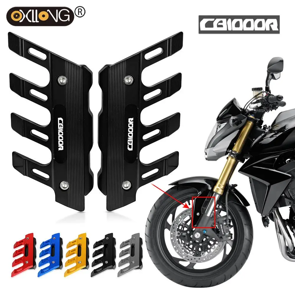 

Motorcycle CNC Accessories Mudguard Side Protection Front Fender Anti-Fall Slider For HONDA hornet CB1000R CB 1000R 2008-2017