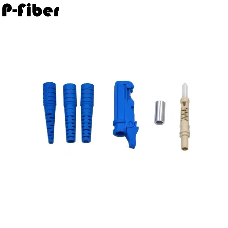 E2000/APC/UPC 커넥터 키트, 광섬유 점퍼 커넥터 부품, 2.0, 3.0, 0.9mm 키트 액세서리, 50 개