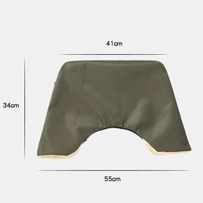 Universal Baby Stroller Warm Gloves Winter Thick Wind Waterproof Gloves with Zipper Baby Chair Glove Baby Stroller Accessories
