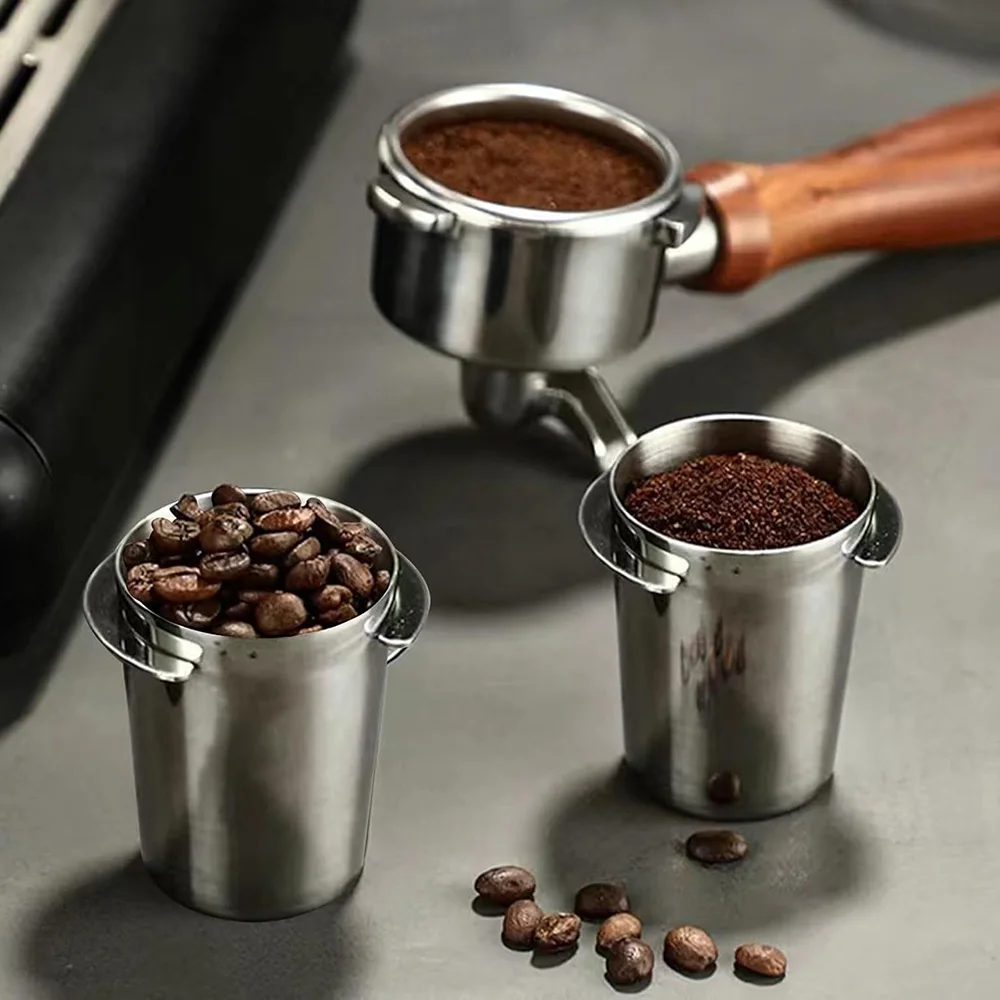 51mm Dozowanie Kawy Espresso Ze Stali Nierdzewnej Filiżanka Do Kawy Ekspres Do Kawy Akcesoria Do Domów Herbaciowych Mleka Kawy