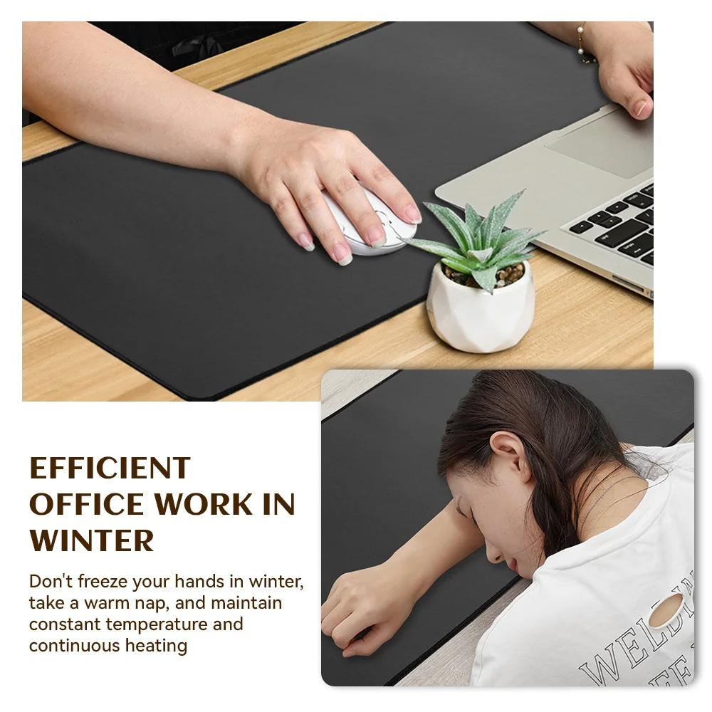 Extra Large Electric Heated Mouse Pad Temperature Display Heating Desk Pad  Winter Hand Warmer Mat For Office Computer Keyboard - AliExpress