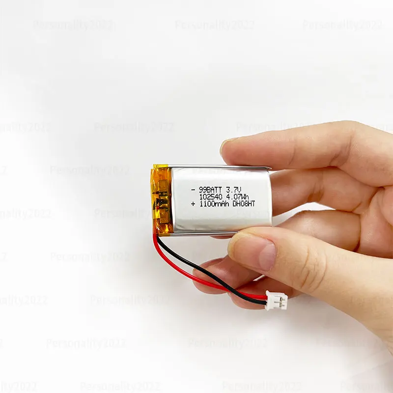 Li Po 1100mAh 3.7V li Battery 102540 Lipo Polymer Li-ion Batteries for Logger Beauty Instrument Electronic Products Rechargeable-rechargeable lithium batteries