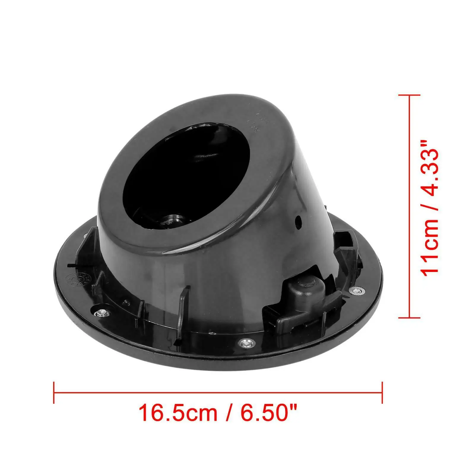 Black Aluminum Fuel Filler Door Locking Gas Tank Cap Cover for 2007-2018 Jeep Wrangler JK JKU & Unlimited Accessories 2