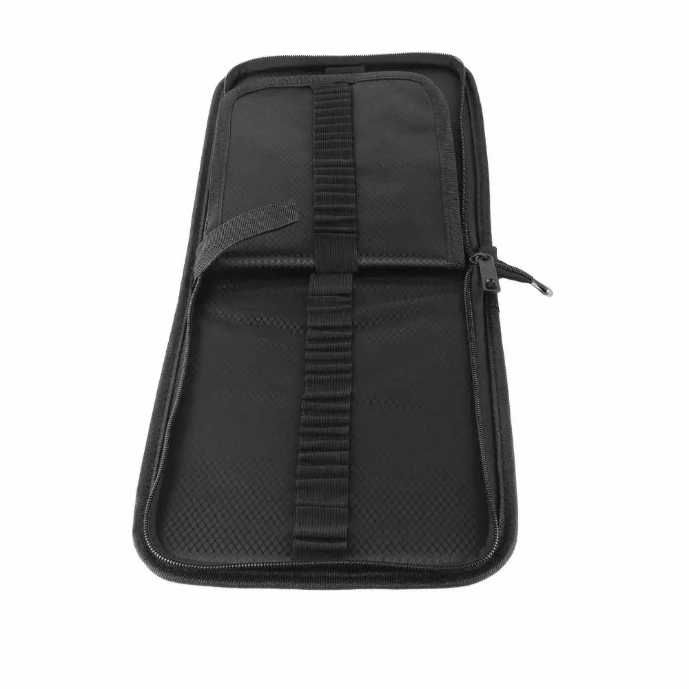 72/120 슬롯 연필 케이스 캔버스 소재 탄성 스트랩 아트 연필 케이스 휴대용 블랙 대용량 연필 케이스