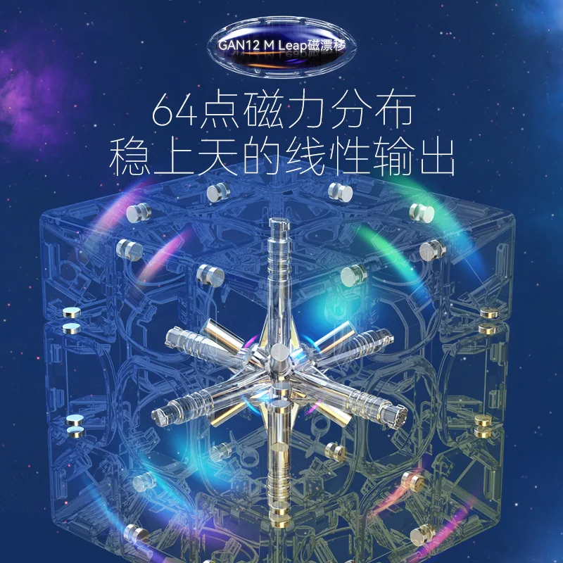 GAN 12 Maglev UV Magnetic Magic Cube 3x3x3 Stickerless Gan12 Maglev Leap Magnets Speed Cube