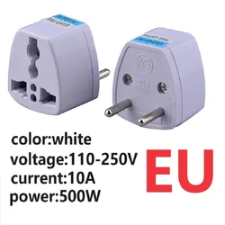 International Travel AC Power Adapter - Universal Plug Converter for EU, US, AU, UK to Korea and More (EU Plug A)