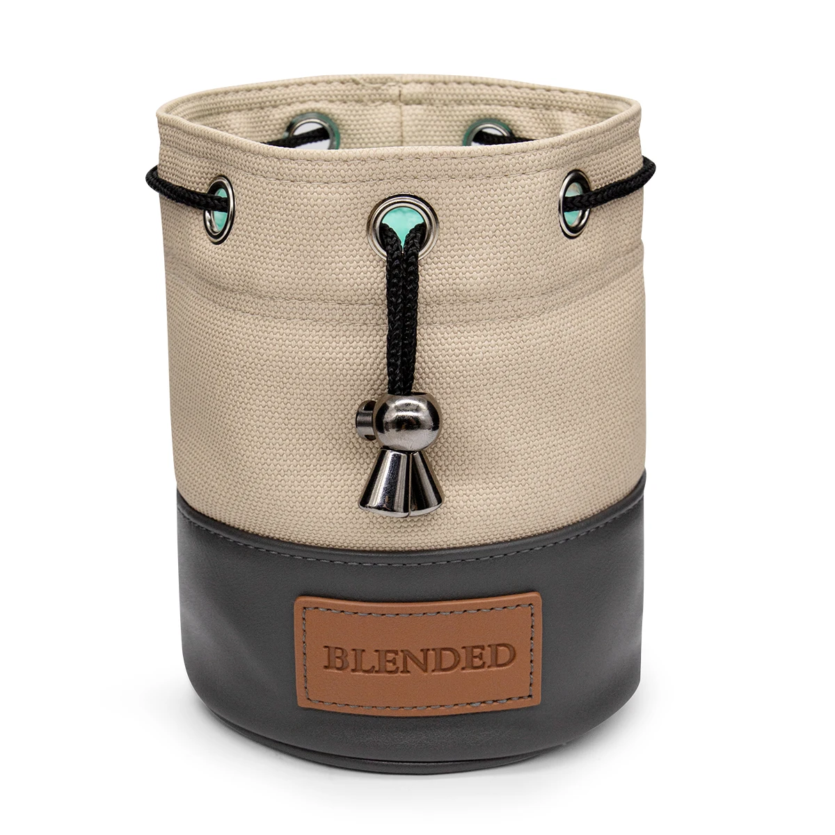 Golf Valuables Pouch Bucket Waist Design Golf Pouch Bag with Drawstrings Golf Tee Bag Pouch Leather Golf Tee Pouch Golf Ball Bag 2