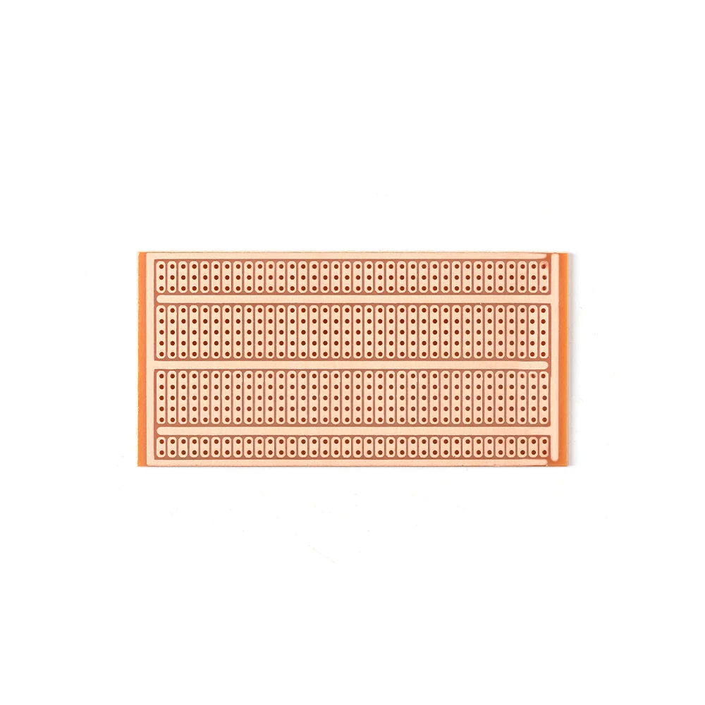 

5PCS Connected Hole Bakelite Universal Board 2-3-5 Joint PCB Boards Single Side 2.54MM Hole Spacing Copper Prototype Boards