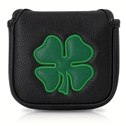 Stylish Clover Golf Putter Cover - Durable, Easy - to - Clean Protective Accessory (Black)