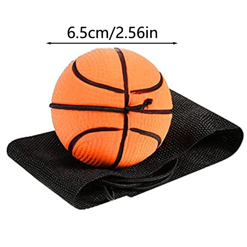 Hand Strengthener Wrist Exerciser Hand Grip Strengthener Hand Grip Trainer Wrist Return Hand Ball Sponge Rubber Rebound Ball Rope Stress Relief Toy Kids Toys Wrist Exercise Hand Strengthening