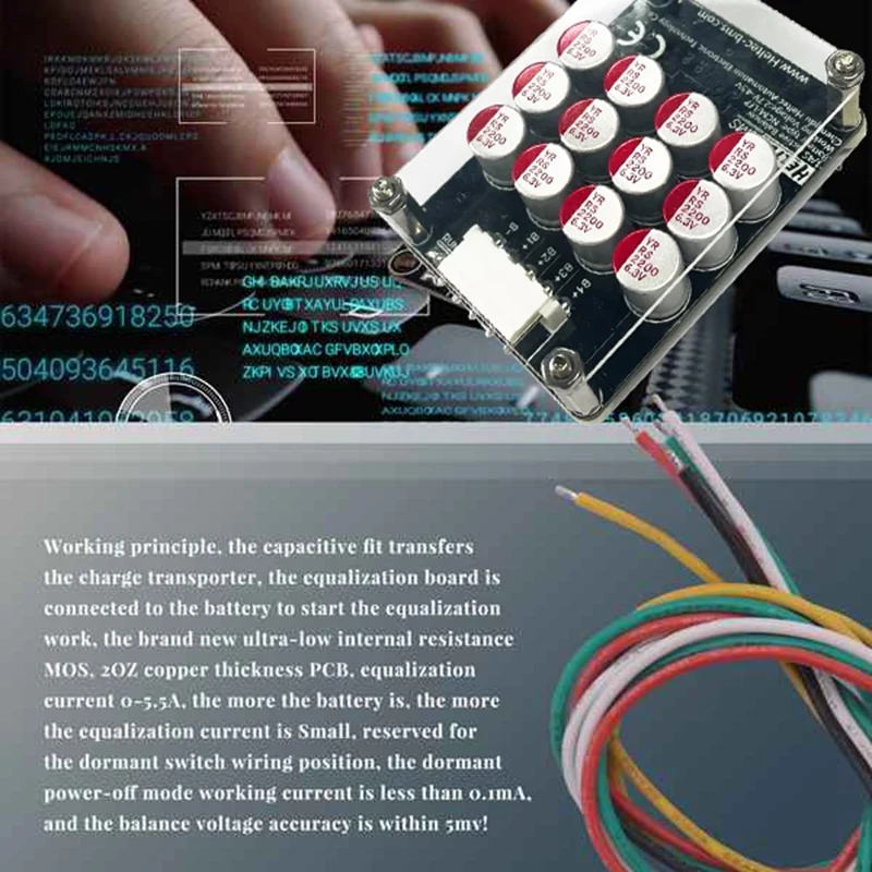 Lithium Battery Equalizer Active BMS Board