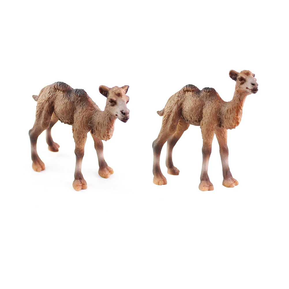 Simulation Camel Figurine Wild Animal Model Kids Toy Creative Desktop Ornaments Collection Decoration Craft Gift images - 6