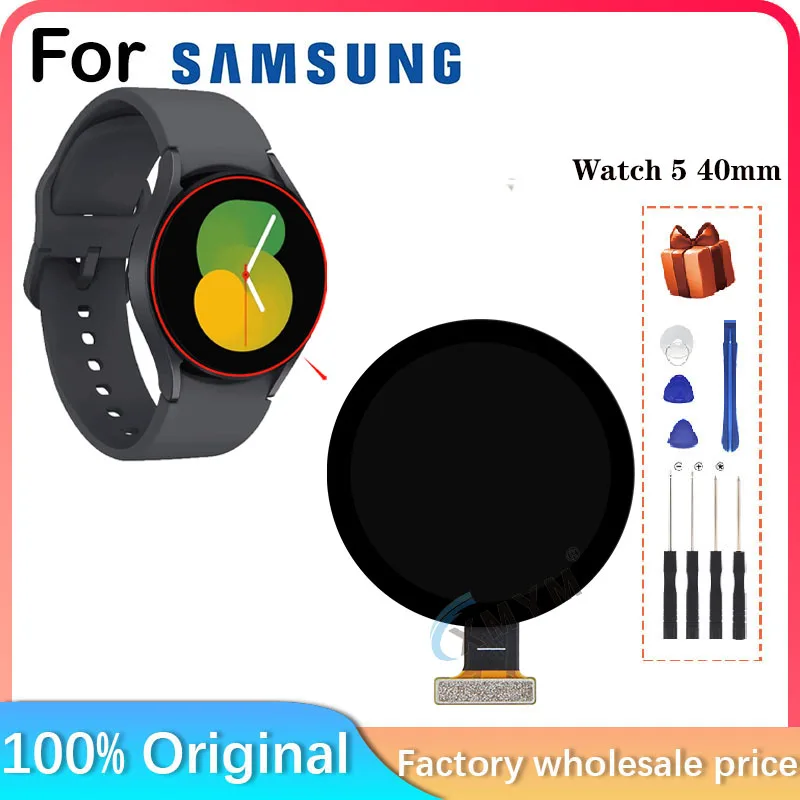 

For Samsung Galaxy Watch 5 40mm SM-R900 SM-R905 Bluetooth Smart Watch LCD Display Replacement and Repair